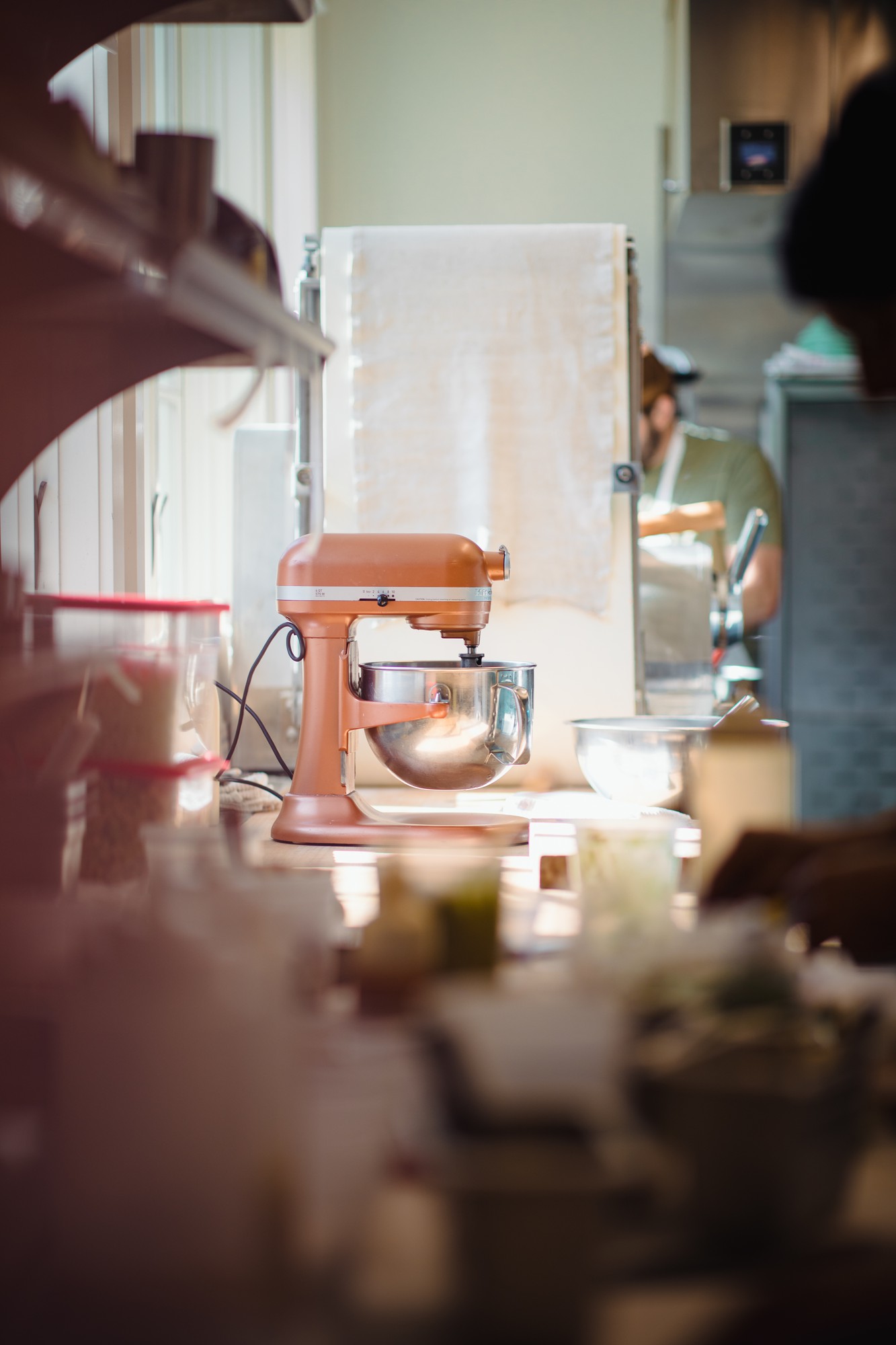 Interior of culinary studio with tools